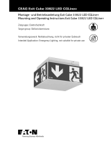 Eaton CEAG Exit Cube 33822 LED CGLine+ Mounting And Operating Instructions