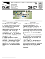 CAME ZBX7 Benutzerhandbuch