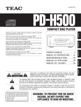 TEAC PD-H500 Bedienungsanleitung