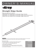 Kreg Straight Edge Guide Extension Benutzerhandbuch