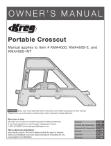 Kreg Portable Crosscut Benutzerhandbuch