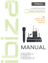 Ibiza DR20UHF-HB/HH UHF Microphone System Benutzerhandbuch