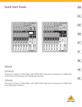 Behringer XENYX X1204USB Premium Input Benutzerhandbuch