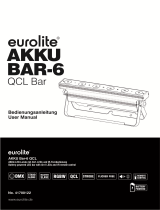 EuroLite AKKU Bar-6 QCL Benutzerhandbuch