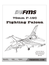 FMS F-16C Fighting Falcon 70mm Bedienungsanleitung