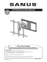 Sanus Systems VLF220-B1 Black Benutzerhandbuch