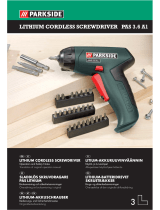 Parkside PAS 3.6 A1 LITHIUM CORDLESS SCREWDRIVER Operation and Safety Notes