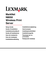 Lexmark MARKNET N8050 WIRELESS PRINT SERVER Bedienungsanleitung