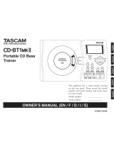 Tascam CD-BT1MKII Bedienungsanleitung