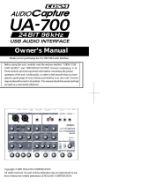 Edirol AudioCapture UA-700 Bedienungsanleitung