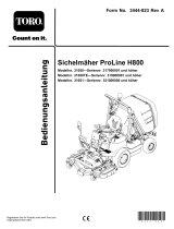 Toro ProLine H800 Rotary Mower Benutzerhandbuch