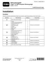 Toro Light Kit, Dingo TX 1000 Compact Tool Carrier Installationsanleitung