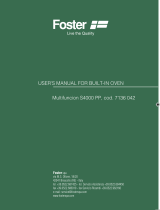 Foster Multifuncion S4000 PP Benutzerhandbuch