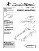 NordicTrack C4000 Treadmill Bedienungsanleitung