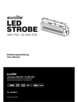 EuroLite LED Strobe SMD PRO 132 DMX RGB Benutzerhandbuch