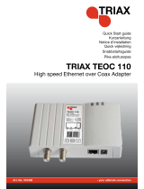Triax TEOC 110 Schnellstartanleitung