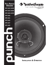 Rockford Fosgate punch RFP-1405D Installation & Operation Manual