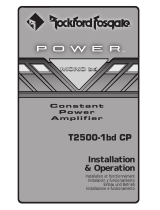 Rockford Fosgate T2500-1bd CP Benutzerhandbuch