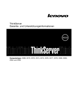 Lenovo ThinkServer 3059 Garantie Und Unterstützungsinformationen Manual