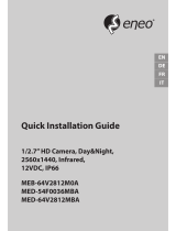 Eneo MED-54F0036MBA Quick Installation Manual