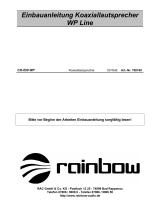 Rac Rainbow WP Series Installationsanleitung
