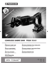 Parkside PSSA 18 A1 Original Instructions Manual
