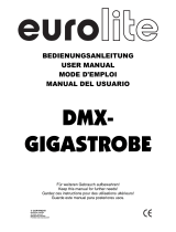 EuroLite DMX-GIGASTROBE Benutzerhandbuch