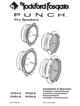 Rockford Fosgate Punch PPS4-8 Bedienungsanleitung