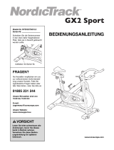 NordicTrack Gx2 Sport Bike Bedienungsanleitung