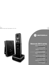 Motorola D810 series Benutzerhandbuch