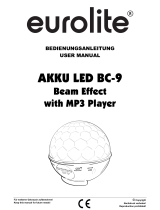 EuroLite AKKU LED BC-9 Benutzerhandbuch
