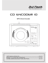 DJ-Tech cd encoder 10 Benutzerhandbuch