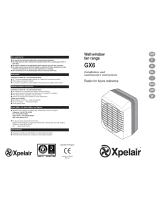 Xpelair GX6 Installation And Maintenance Instructions Manual
