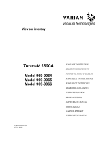 Varian Turbo-V 1800A Benutzerhandbuch
