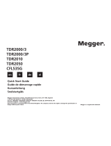 Megger TDR2000/3 Schnellstartanleitung