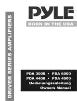 Pyle Driver PDA 6000 Bedienungsanleitung