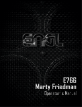 Engl Marty Friedman “INFERNO” Signature E766 Bedienungsanleitung