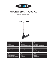 Micro Mobility Sparrow XL Bedienungsanleitung