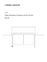 Forge AdourTRCAF NG roulante crédence acier fermé