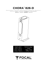 Focal Chora 826 D Black Benutzerhandbuch