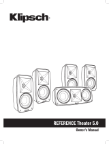 Klipsch Reference Theater Pack 5.0 Benutzerhandbuch