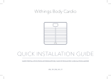 Withings Body Cardio Blanche Bedienungsanleitung