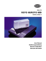 Hach REFO 60 Benutzerhandbuch
