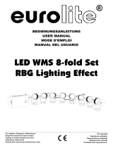 EuroLite LED WMS 8-fold Set RBG Benutzerhandbuch