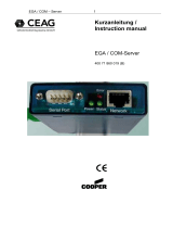 Cooper CEAG EGA / COM-Server Benutzerhandbuch