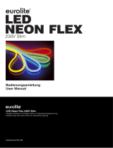 EuroLite LED NEON FLEX 230V Slim Benutzerhandbuch