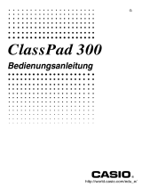 Casio ClassPad 300, ClassPad 300 PLUS Bedienungsanleitung