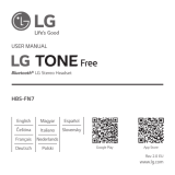 LG TONE Free Bluetooth Stereo Headset HBS-FN7 Benutzerhandbuch