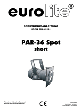 EuroLite PAR-36 Spot short Benutzerhandbuch
