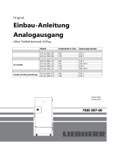 Liebherr SUFsg 5001 Assembly And Installation Instructions
